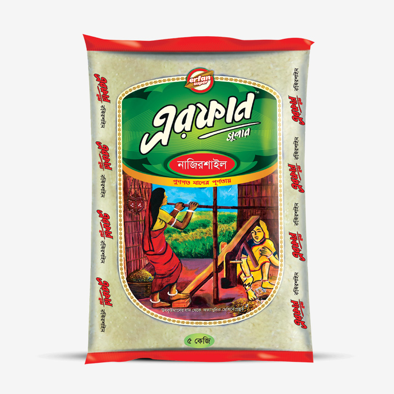 ERFAN Nazirshail  Rice 5 KG Pack